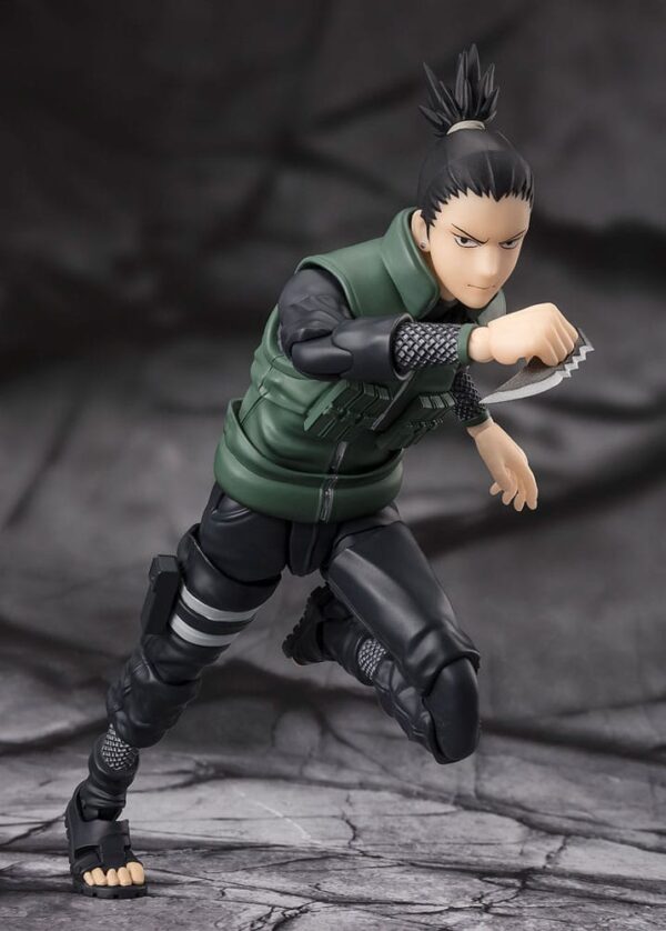 Naruto Shippuden S.H. Figuarts Akció Figura Shikamura Nara Brilliant Strategist 15 cm