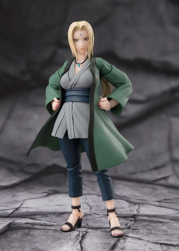 Naruto S.H.Figuarts Akció Figura Tsunade The legendary Medical Ninja 14 cm