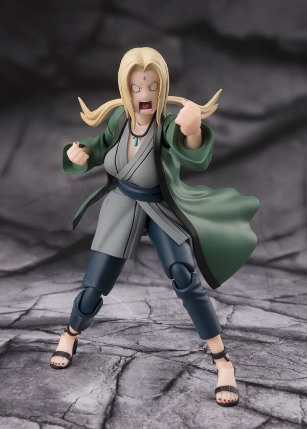 Naruto S.H.Figuarts Akció Figura Tsunade The legendary Medical Ninja 14 cm