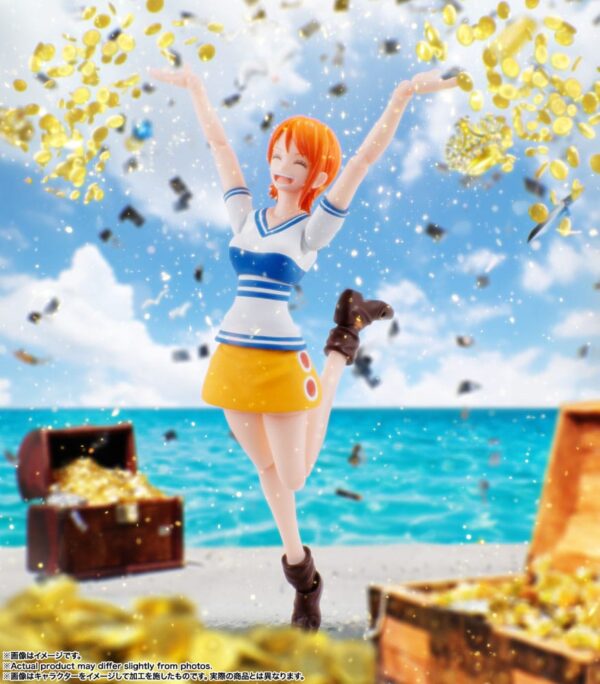 One Piece S.H. Figuarts Akció Figura Nami Romance Dawn 14 cm