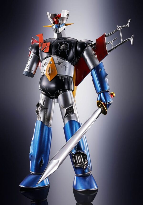Great Mazinger Soul of Chogokin Diecast Akció Figura GX-105D Great Mazinger Z Kakumei Shinka Damage Ver. 17 cm