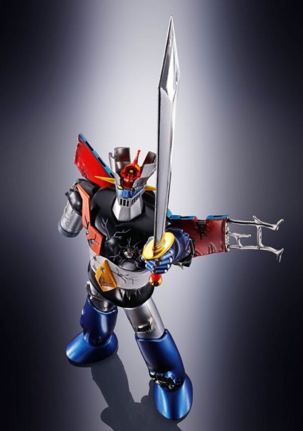 Great Mazinger Soul of Chogokin Diecast Akció Figura GX-105D Great Mazinger Z Kakumei Shinka Damage Ver. 17 cm