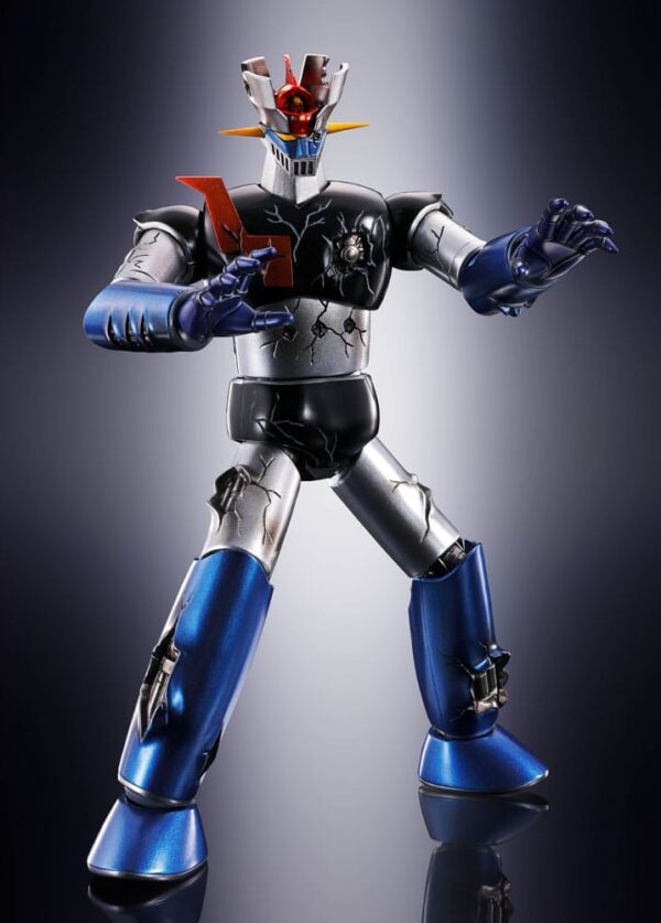 Great Mazinger Soul of Chogokin Diecast Akció Figura GX-105D Great Mazinger Z Kakumei Shinka Damage Ver. 17 cm