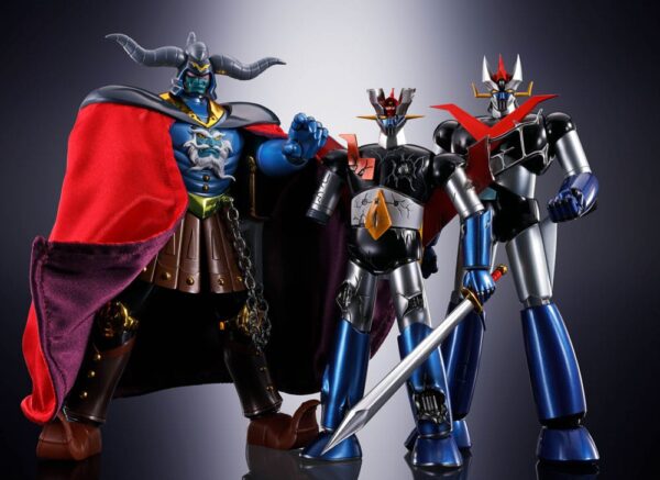 Great Mazinger Soul of Chogokin Diecast Akció Figura GX-105D Great Mazinger Z Kakumei Shinka Damage Ver. 17 cm