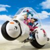 Dragon Ball S.H. Figuarts Jármű with Figura Bulma's Motorcycle Hoipoi Capsule No. 9 17 cm