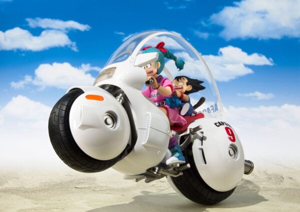 Dragon Ball S.H. Figuarts Jármű with Figura Bulma's Motorcycle Hoipoi Capsule No. 9 17 cm