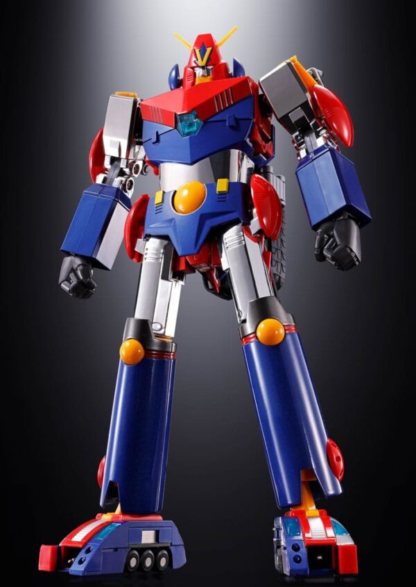 Chodenji Robo Combattler V Soul of Chogokin Diecast Akció Figura GX50-SP Com-Battler V Chogokin 50th Anniversary Ver. 25 cm