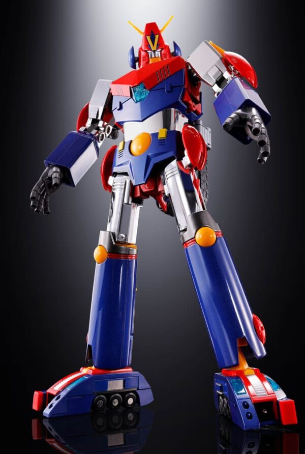 Chodenji Robo Combattler V Soul of Chogokin Diecast Akció Figura GX50-SP Com-Battler V Chogokin 50th Anniversary Ver. 25 cm