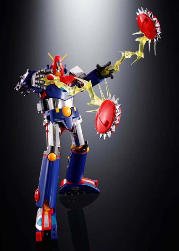 Chodenji Robo Combattler V Soul of Chogokin Diecast Akció Figura GX50-SP Com-Battler V Chogokin 50th Anniversary Ver. 25 cm