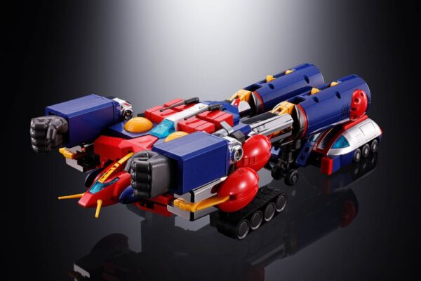 Chodenji Robo Combattler V Soul of Chogokin Diecast Akció Figura GX50-SP Com-Battler V Chogokin 50th Anniversary Ver. 25 cm