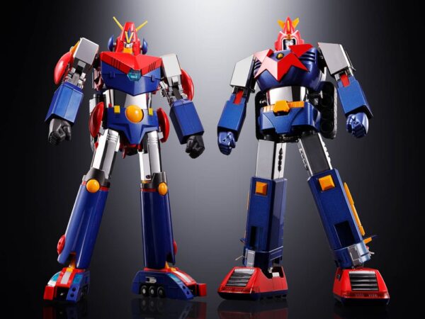 Chodenji Robo Combattler V Soul of Chogokin Diecast Akció Figura GX50-SP Com-Battler V Chogokin 50th Anniversary Ver. 25 cm