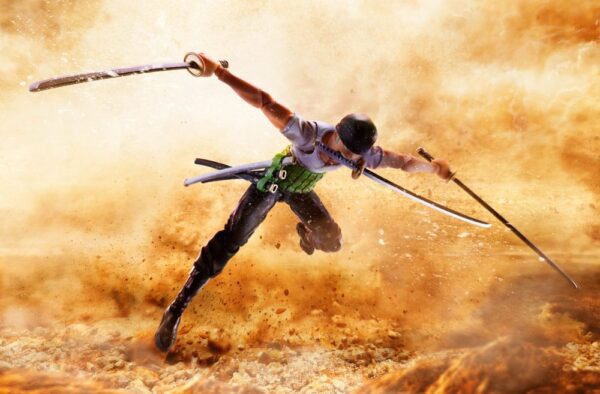 One Piece S.H.Figuarts Akció Figura Roronoa Zoro Romance Dawn Ver. 15 cm