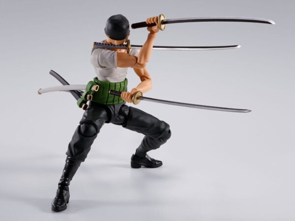 One Piece S.H.Figuarts Akció Figura Roronoa Zoro Romance Dawn Ver. 15 cm