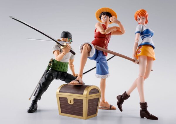 One Piece S.H.Figuarts Akció Figura Roronoa Zoro Romance Dawn Ver. 15 cm