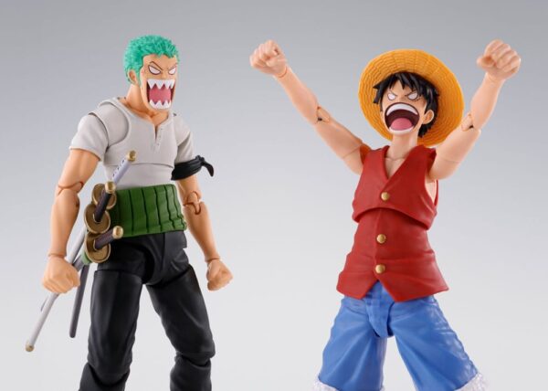 One Piece S.H.Figuarts Akció Figura Roronoa Zoro Romance Dawn Ver. 15 cm