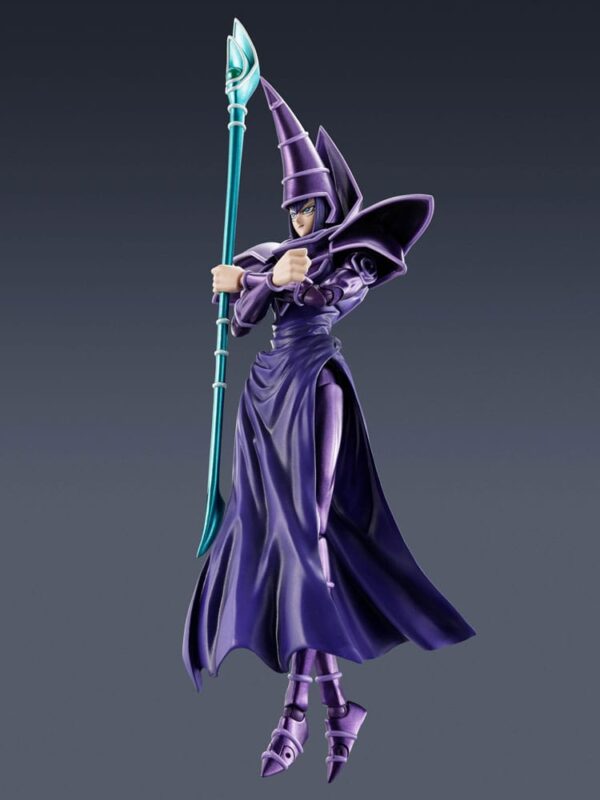 Yu-Gi-Oh! S.H. MonsterArts Akció Figura Dark Magician 19 cm