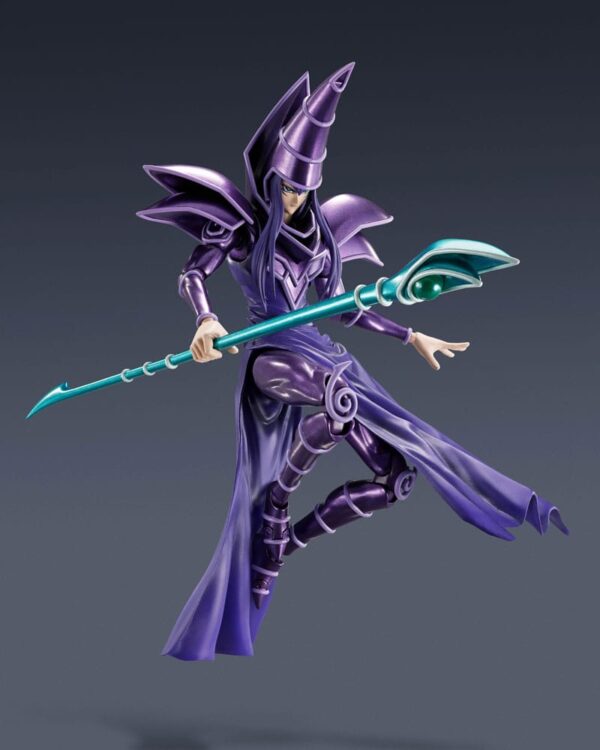 Yu-Gi-Oh! S.H. MonsterArts Akció Figura Dark Magician 19 cm