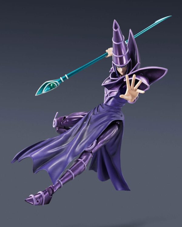 Yu-Gi-Oh! S.H. MonsterArts Akció Figura Dark Magician 19 cm