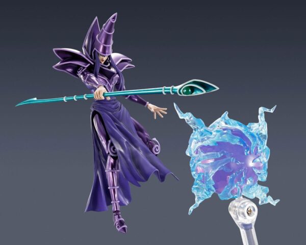 Yu-Gi-Oh! S.H. MonsterArts Akció Figura Dark Magician 19 cm