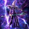 Yu-Gi-Oh! S.H. MonsterArts Akció Figura Dark Magician 19 cm