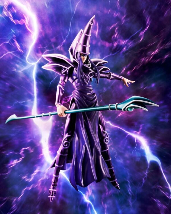 Yu-Gi-Oh! S.H. MonsterArts Akció Figura Dark Magician 19 cm