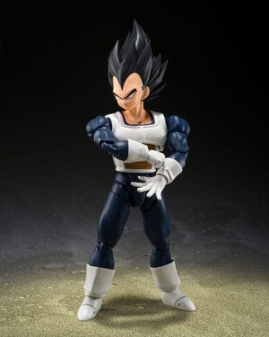 Dragon Ball S.H. Figuarts Akció Figura Vegeta Old Battle Clothes 14 cm