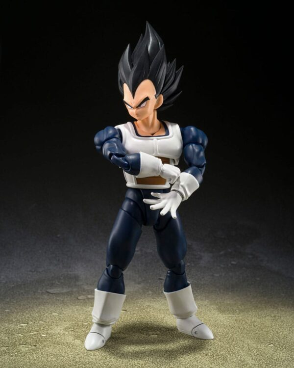 Dragon Ball S.H. Figuarts Akció Figura Vegeta Old Battle Clothes 14 cm