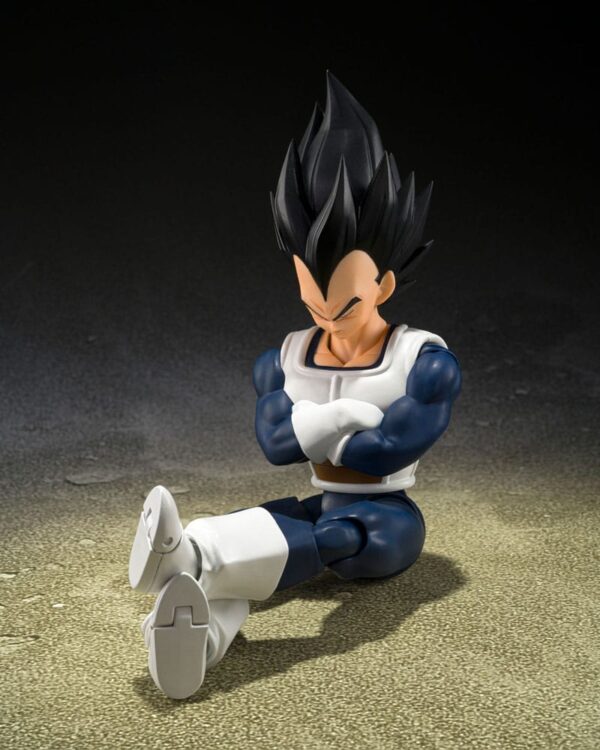 Dragon Ball S.H. Figuarts Akció Figura Vegeta Old Battle Clothes 14 cm