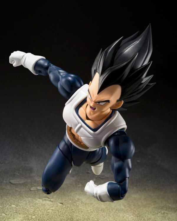 Dragon Ball S.H. Figuarts Akció Figura Vegeta Old Battle Clothes 14 cm