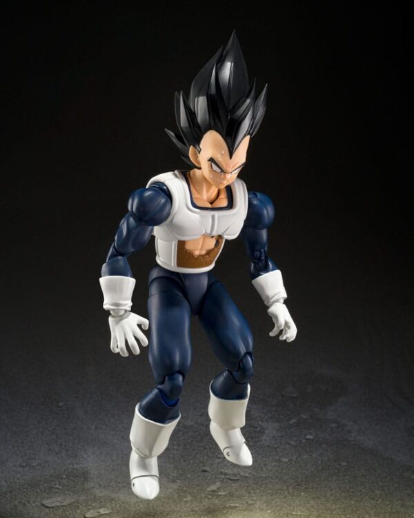Dragon Ball S.H. Figuarts Akció Figura Vegeta Old Battle Clothes 14 cm