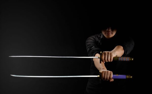 One Piece Proplica Replikas 1/1 Roronoa Zoro Three Sword Style Swords Set 95 cm