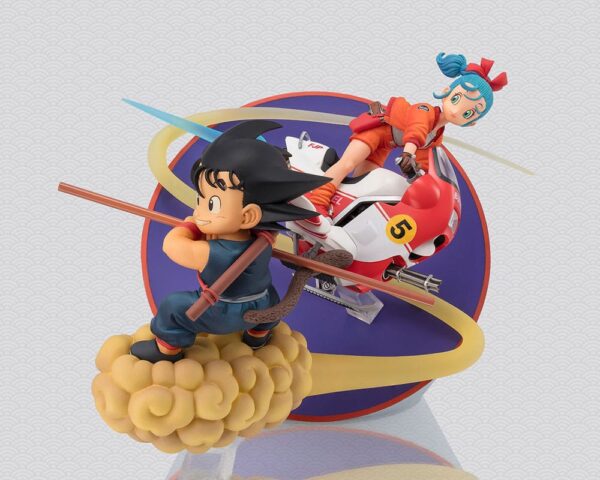 Dragon Ball Figuarts ZERO PVC Szobor Son Goku & Bulma 18 cm