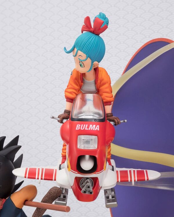 Dragon Ball Figuarts ZERO PVC Szobor Son Goku & Bulma 18 cm