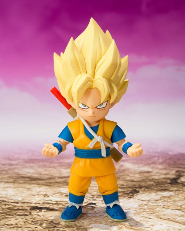 Dragon Ball S.H.Figuarts Akció Figura Super Saiyan Son Goku (mini) Daima 8 cm