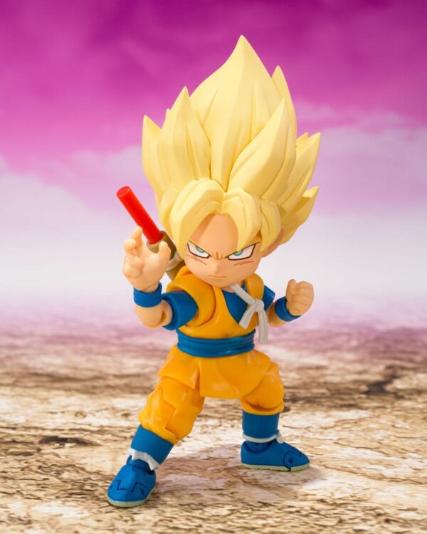 Dragon Ball S.H.Figuarts Akció Figura Super Saiyan Son Goku (mini) Daima 8 cm