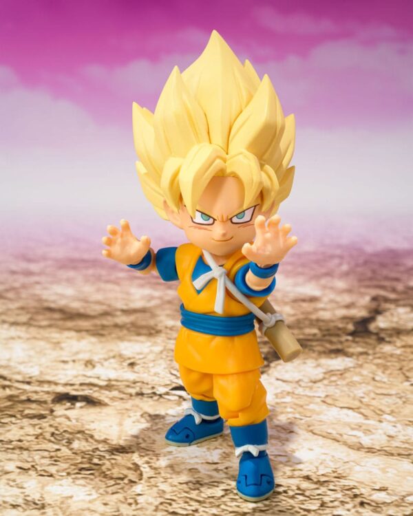 Dragon Ball S.H.Figuarts Akció Figura Super Saiyan Son Goku (mini) Daima 8 cm
