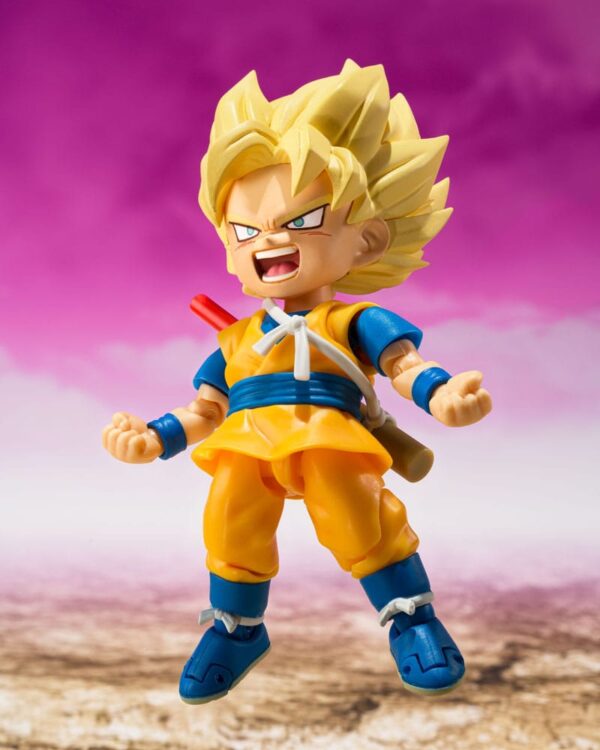 Dragon Ball S.H.Figuarts Akció Figura Super Saiyan Son Goku (mini) Daima 8 cm