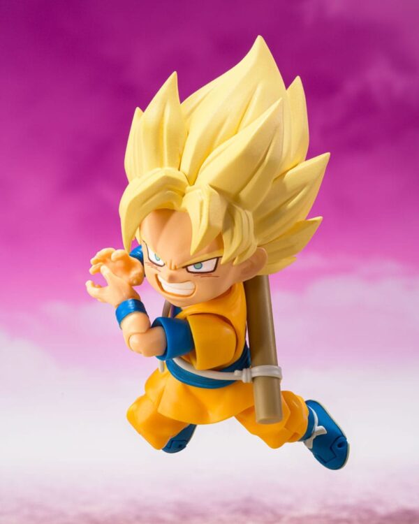 Dragon Ball S.H.Figuarts Akció Figura Super Saiyan Son Goku (mini) Daima 8 cm