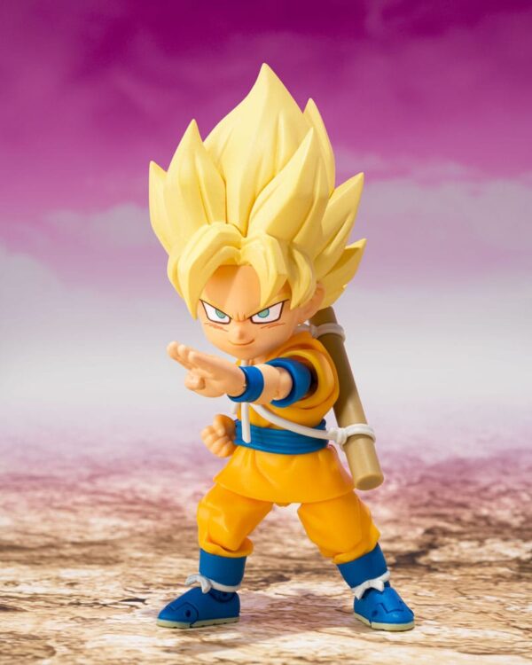 Dragon Ball S.H.Figuarts Akció Figura Super Saiyan Son Goku (mini) Daima 8 cm
