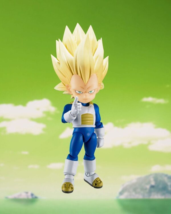 Dragon Ball S.H.Figuarts Akció Figura Super Saiyan Level 3 Vegeta (mini) Daima 8 cm