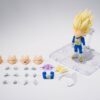 Dragon Ball S.H.Figuarts Akció Figura Super Saiyan Level 3 Vegeta (mini) Daima 8 cm