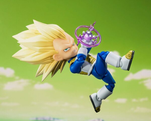 Dragon Ball S.H.Figuarts Akció Figura Super Saiyan Level 3 Vegeta (mini) Daima 8 cm