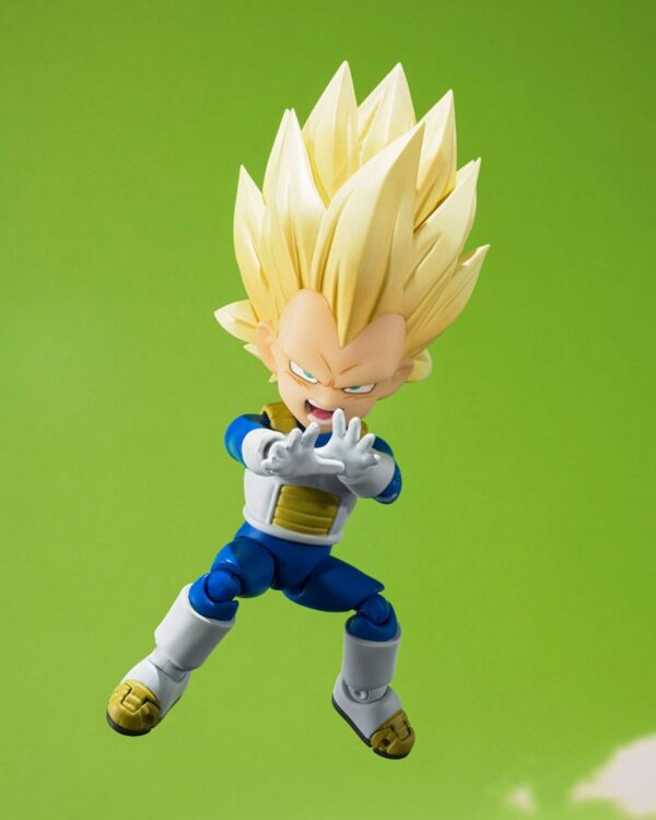 Dragon Ball S.H.Figuarts Akció Figura Super Saiyan Level 3 Vegeta (mini) Daima 8 cm