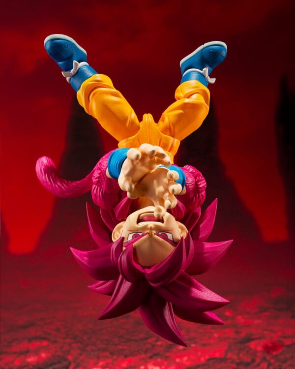 Dragon Ball Daima S.H.Figuarts Akció FiguraSuper Saiyan Level 4 Son Goku (mini) 8 cm