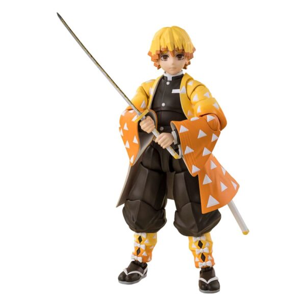 Demon Slayer: Kimetsu no Yaiba S.H.Figuarts Akció Figura Zenitsu Agatsuma 14 cm