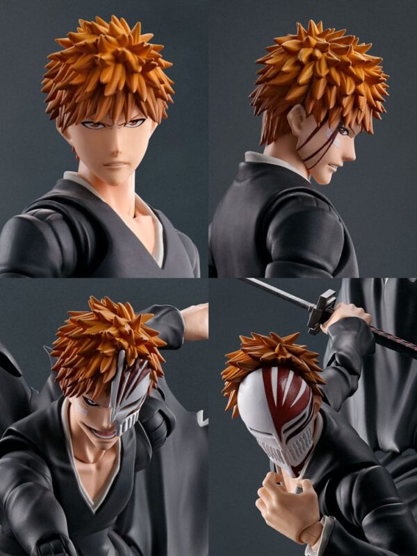Bleach S.H. Figuarts Akció Figura Ichigo Kurosaki Getsugatensho 16 cm