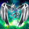 Yu-Gi-Oh! 5D´s S.H. Monster Arts Akció Figura Stardust Dragon 53 cm