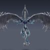 Yu-Gi-Oh! 5D´s S.H. Monster Arts Akció Figura Stardust Dragon 53 cm