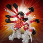 One Piece Figuarts ZERO Extra Battle PVC Szobor Monkey D. Luffy -Gum Gum Hawk Gatling- 19 cm