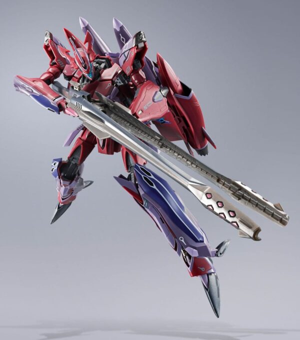 Macross Frontier DX Chogokin Akció Figura VF-27 Gamma SP Super Lucifer Valkyrie Brera Sterne use Revival Ver. 25 cm